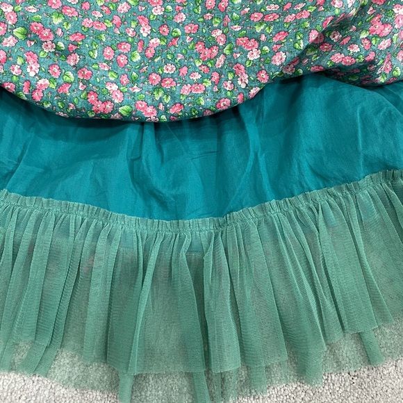 FARM Rio floral sleeveless lace detail tule hem fit and flare mini dress - Picture 15 of 15